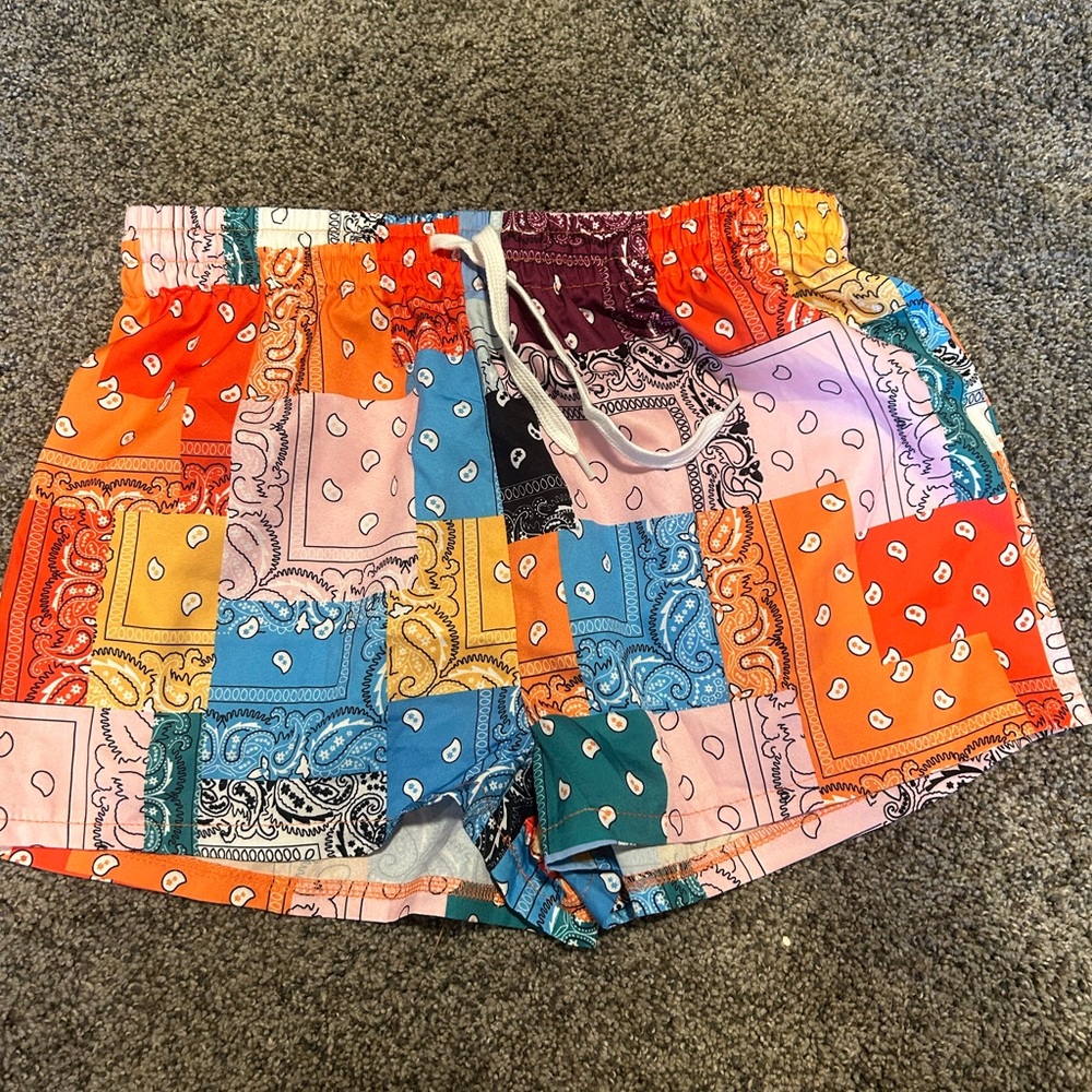 bandana shorts . size M but runs small
